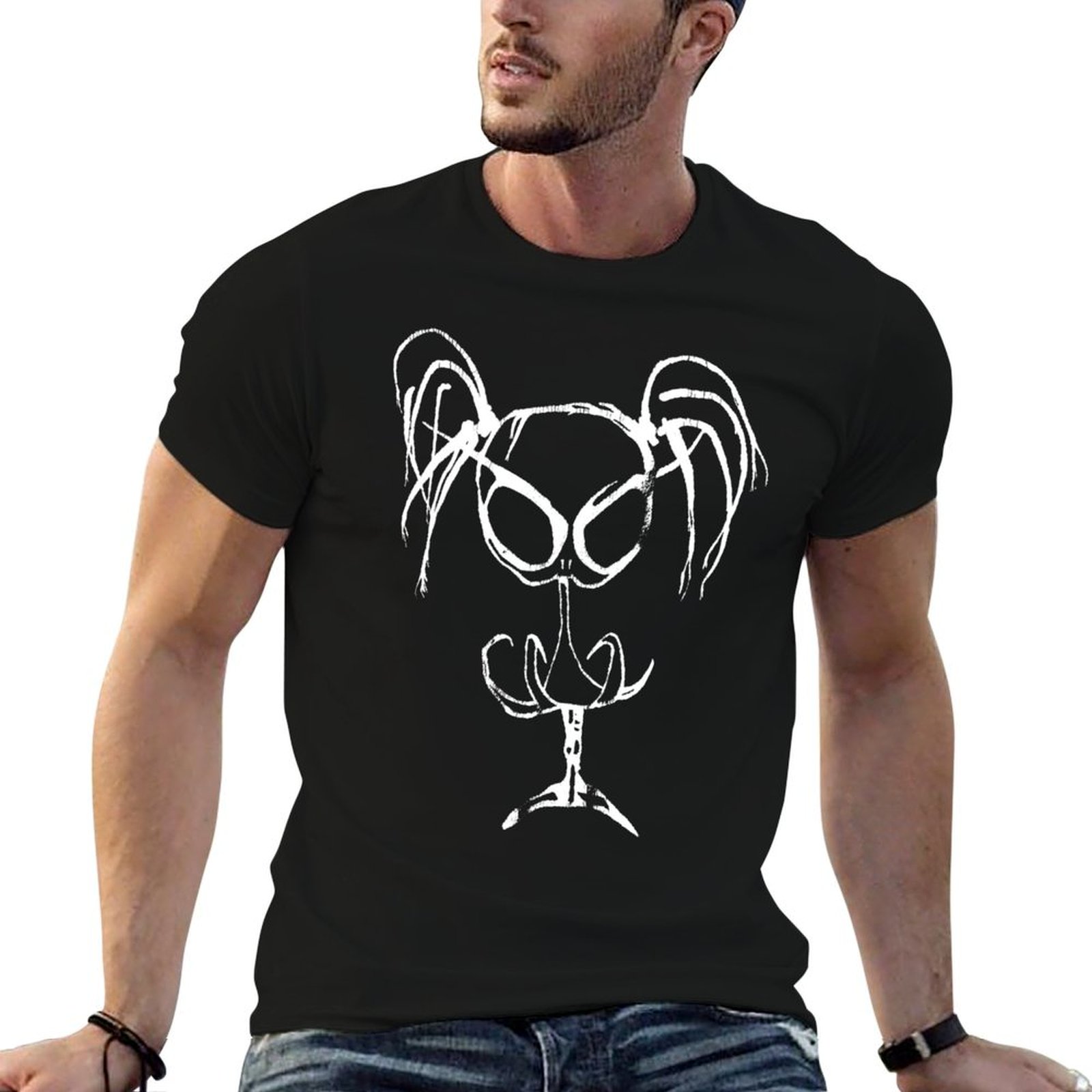 Collectible Vintage T Shirts - Playful Cute but Dead Collection (화이트)