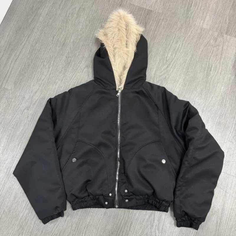 Vintage Zip Hoodie - Y2k 고딕 빈티지 블랙 지퍼 업