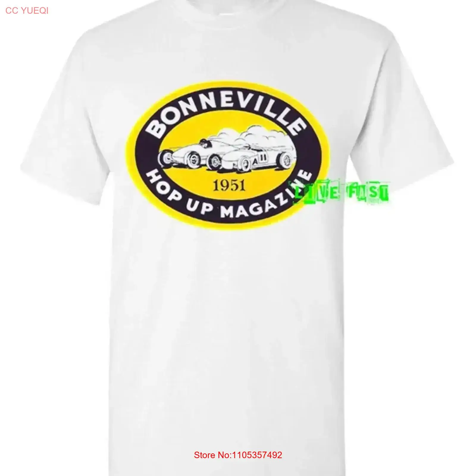 Collectible Vintage T Shirts - BONNEVILLE SALT FLATS 1951 T 셔츠