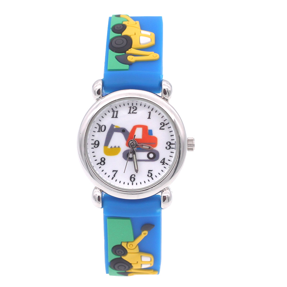 Vintage Watch Crystal - 어린이 손목시계 - 부드러운 실리콘 만화