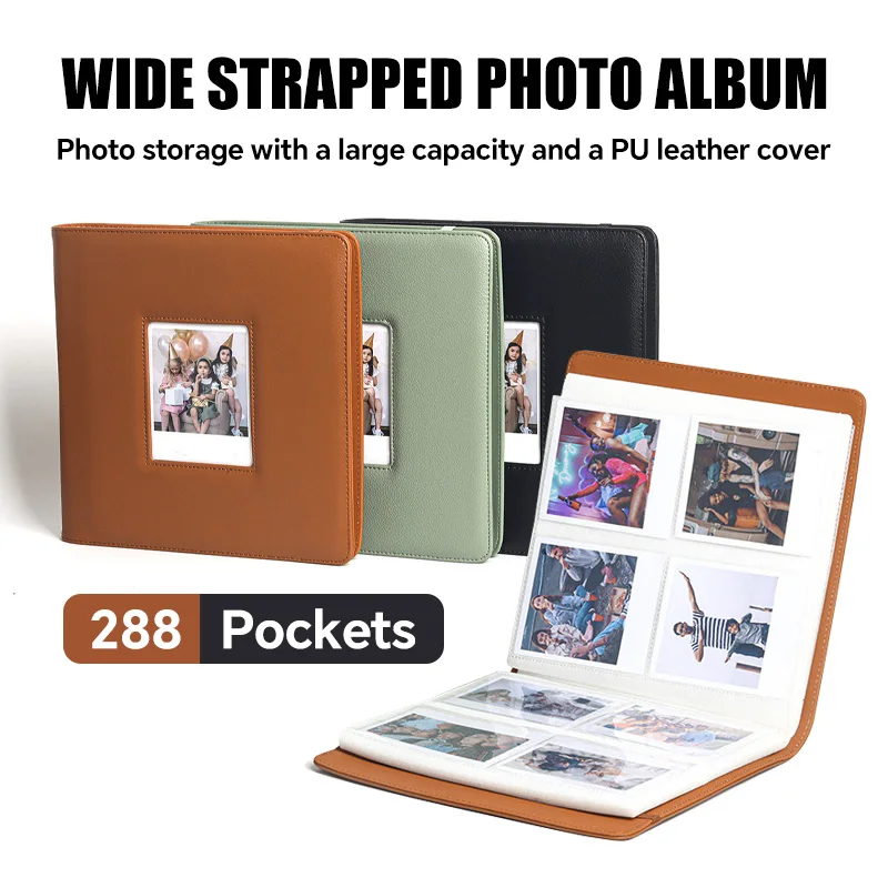 Polaroid Photo Album - 288 포켓 대형 즉석 사진 앨범