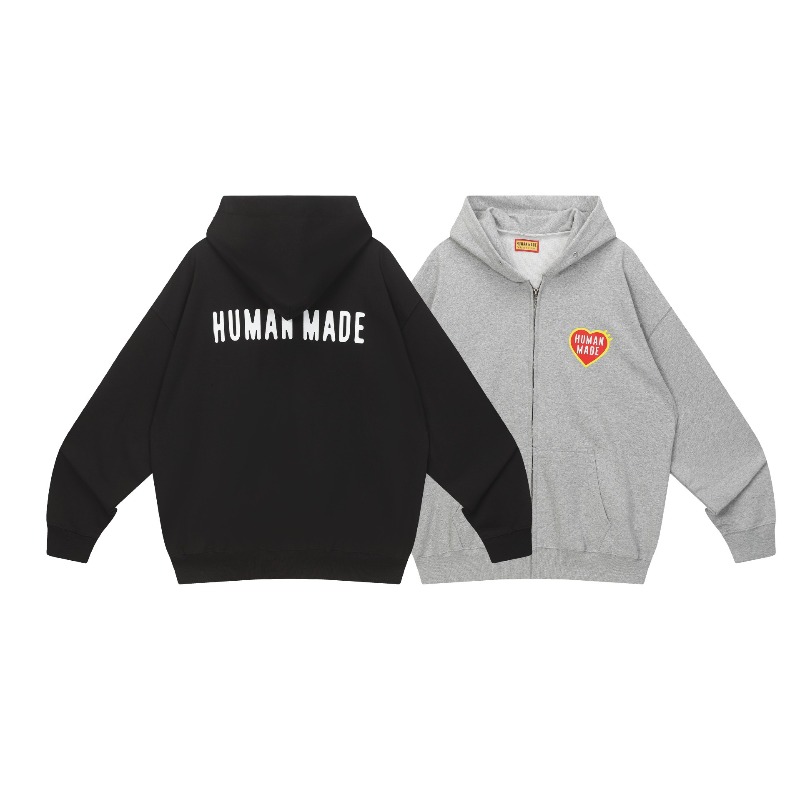 Vintage Zip Hoodie - 인간이 만든 빈티지 지퍼 후디 하트