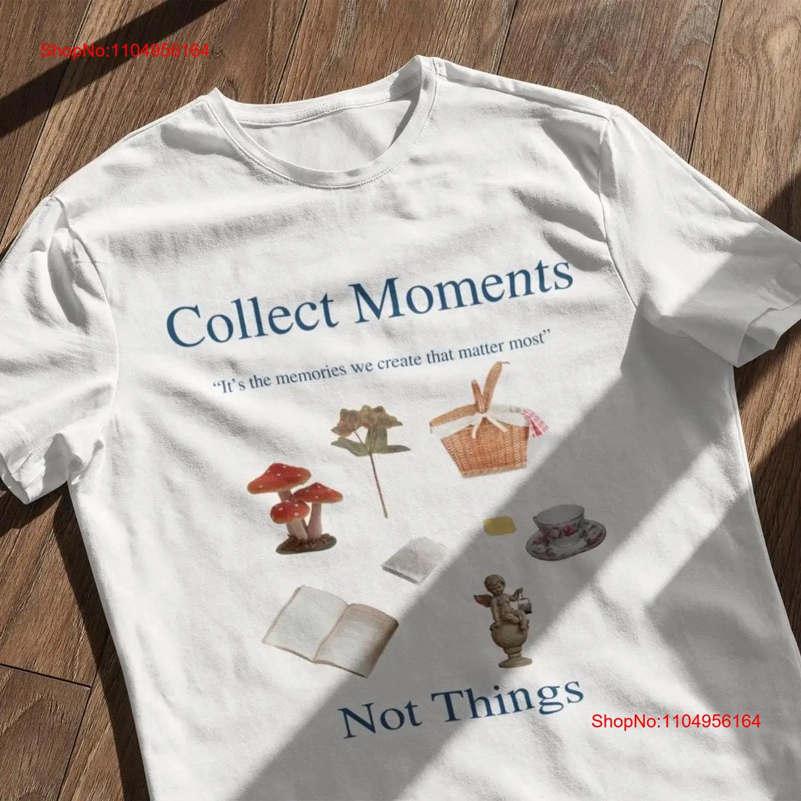 Collectible Vintage T Shirts - Cottagecore 미학 셔츠 Collect Moments T