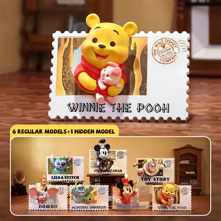 Vintage Disney Collectible - 미니소 디즈니 블라인드 박스 빈티지 스탬프