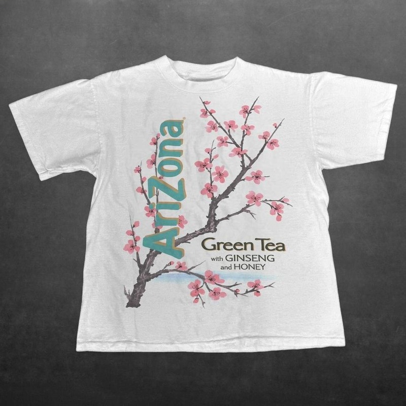 Collectible Vintage T Shirts - 여성용 빈티지 Y2K 벚꽃 프린트 티셔츠,