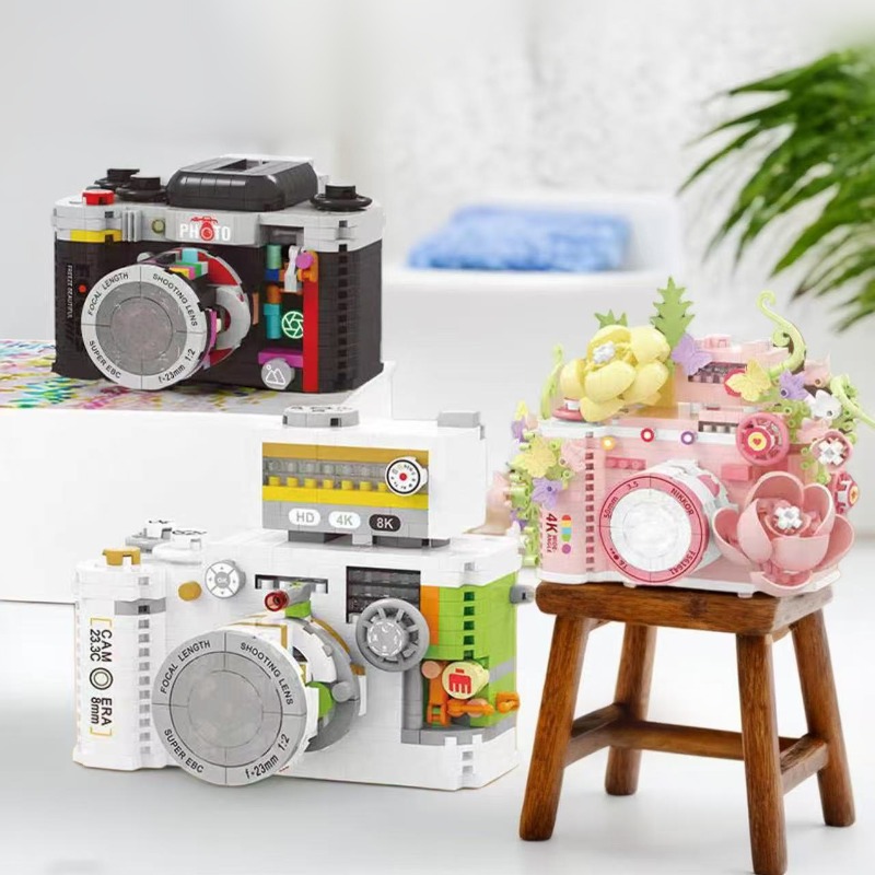 Collectible Vintage Cameras - 빈티지 카메라 조립 블록, 데스크탑 장식