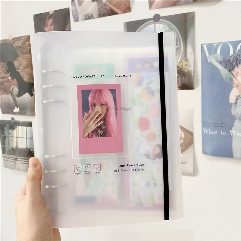 Polaroid Photo Album - A5 바인더 포토 카드 홀더 Kpop
