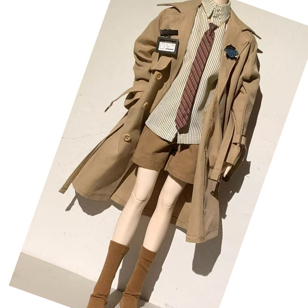 빈티지 탐정 스타일 윈드브레이커 수트 (1/4 45cm - Vintage Collectible And Vintage Dolls 리뷰 및 가격