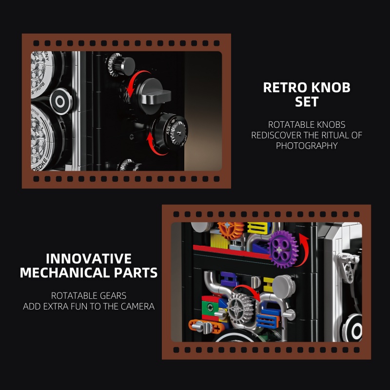 인기 판매 중인 트윈 렌즈 빈티지 카메라 블록 세트,  - Collectible Vintage Cameras 리뷰 및 가격
