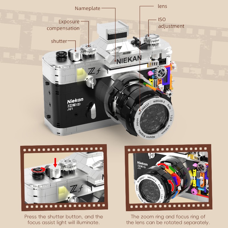 865개 또는 805개 빈티지 카메라 모델 빌딩 블록, - Collectible Vintage Cameras 리뷰 및 가격