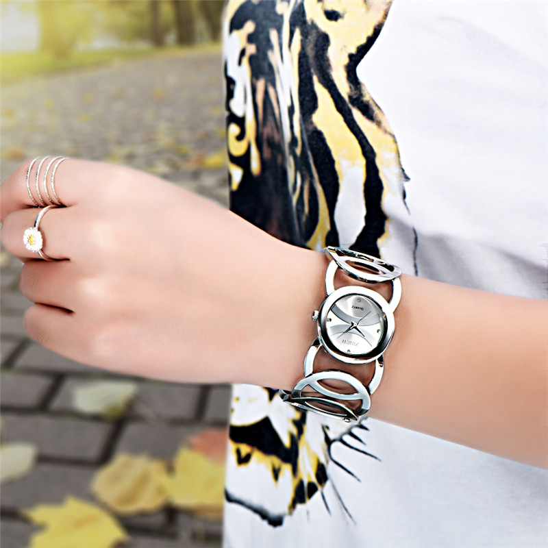 럭셔리 브랜드 레이디 골드 시계 전체 스테인레스 스틸  - Vintage Watch Crystal 리뷰 및 가격
