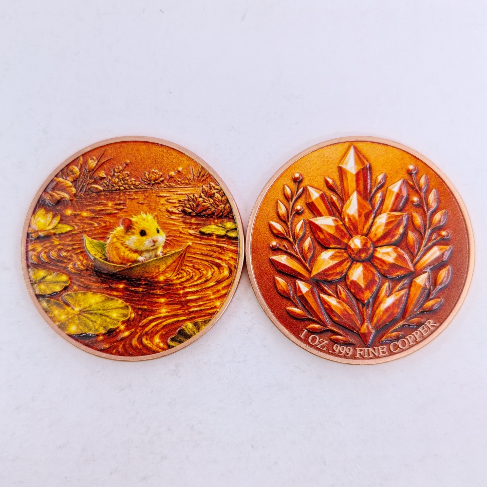 1온스 .999 구리 빈티지 브론즈 도금 외계인 모스맨 - Vintage Collectible Coins 리뷰 및 가격
