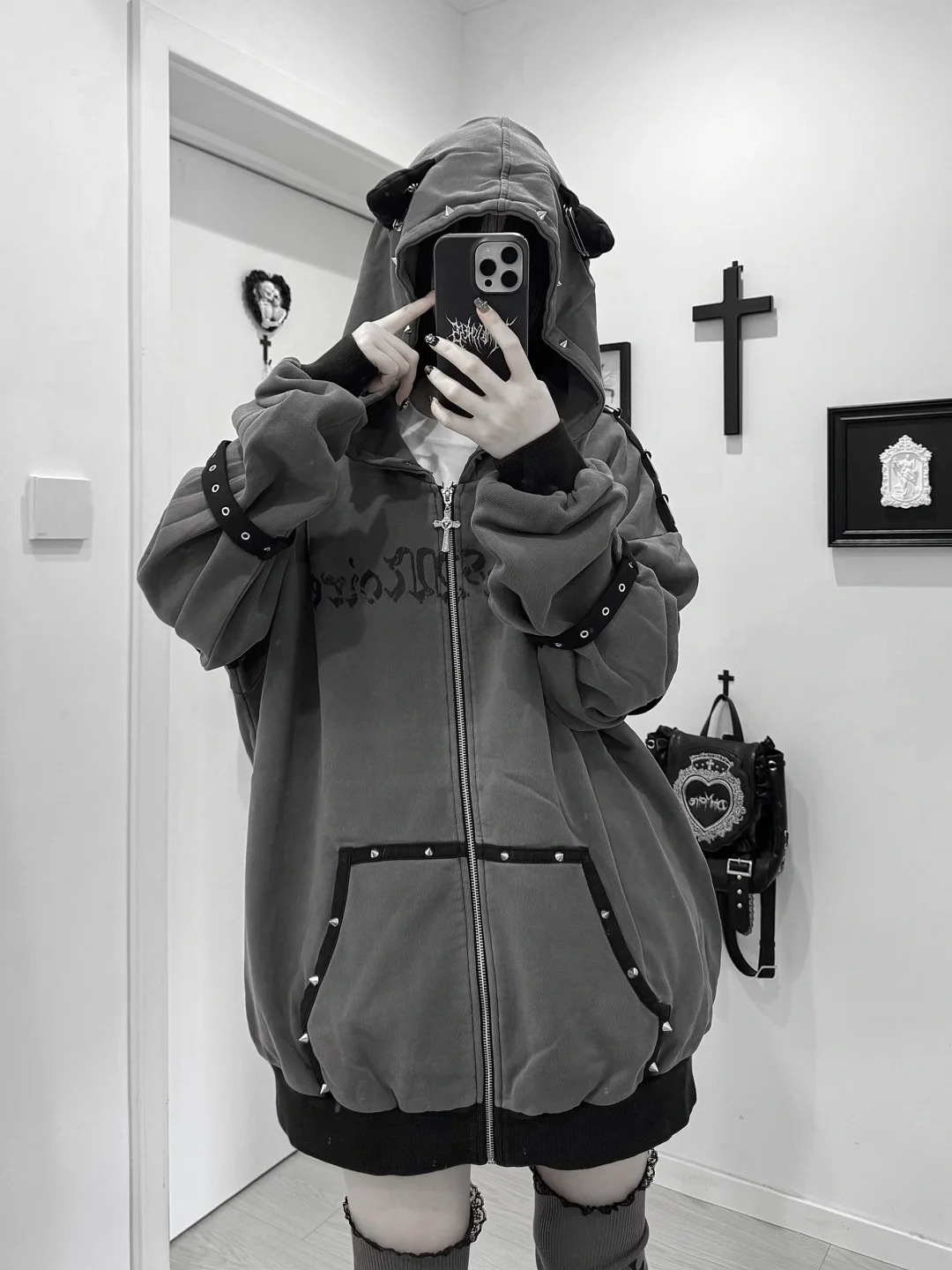 스트리트웨어 하라주쿠 후드티 재킷 여성 의류 후드 펑크 - Vintage Zip Hoodie 리뷰 및 가격