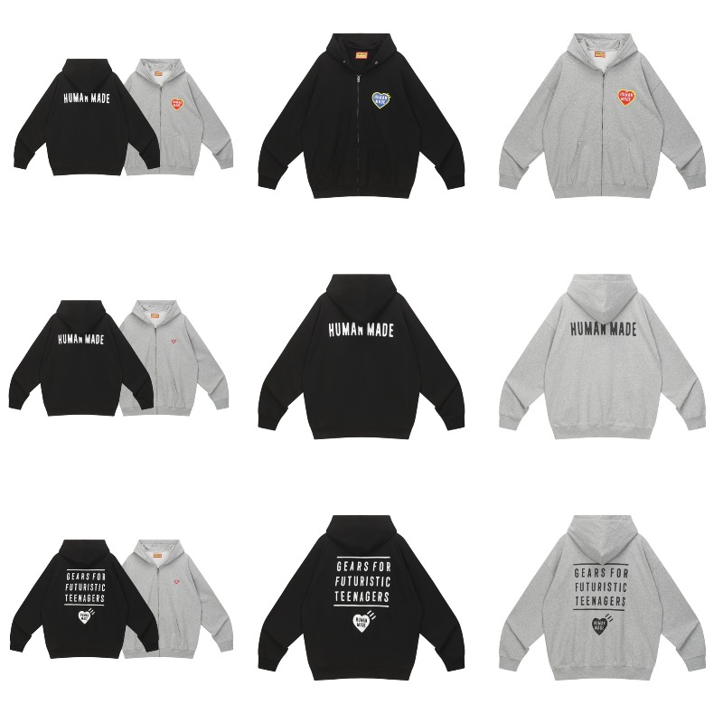 인간이 만든 빈티지 지퍼 후디 하트 프린트 오버사이즈  - Vintage Zip Hoodie 리뷰 및 가격