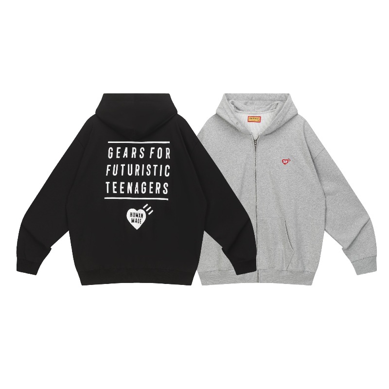 인간이 만든 빈티지 지퍼 후디 하트 프린트 오버사이즈  - Vintage Zip Hoodie 리뷰 및 가격