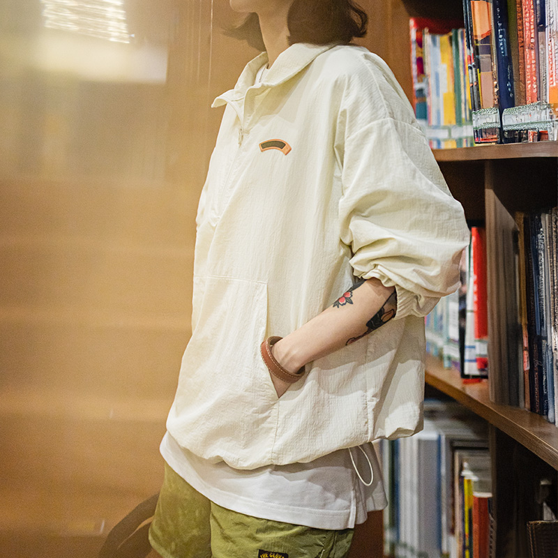 Maden 여성용 빈티지 하프 지퍼 스탠드 칼라 풀오버 - Vintage Zip Hoodie 리뷰 및 가격