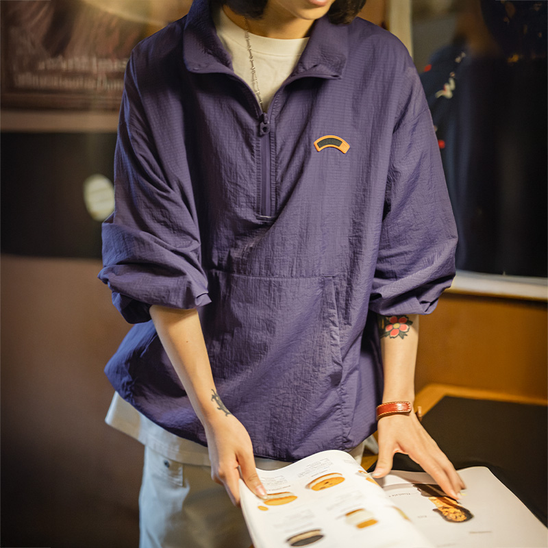 Maden 여성용 빈티지 하프 지퍼 스탠드 칼라 풀오버 - Vintage Zip Hoodie 리뷰 및 가격