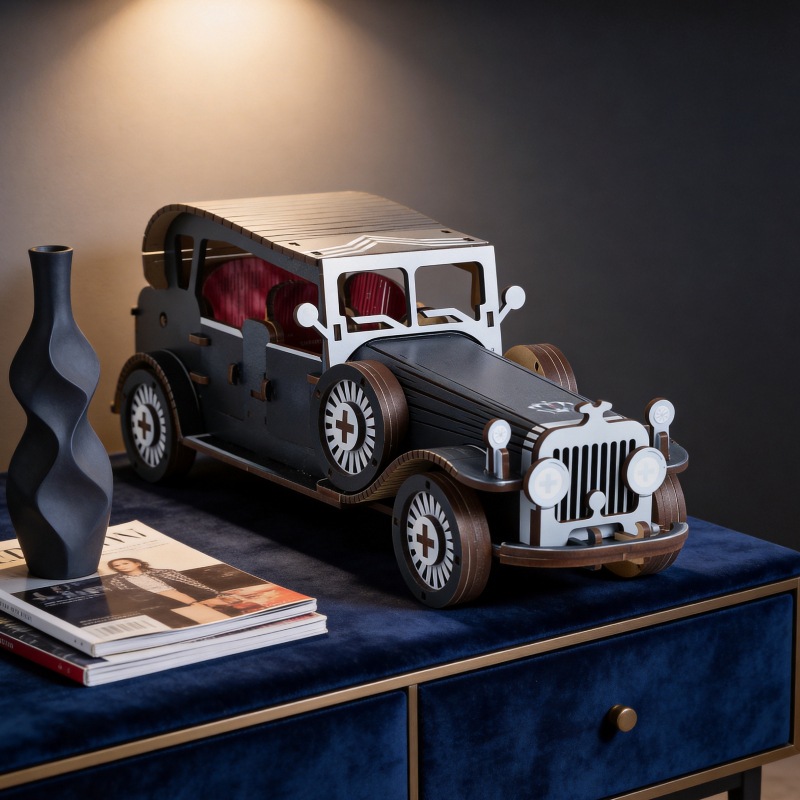 DIY 3D 나무 빈티지 클래식 자동차 미니어처 모델  - Vintage Collectible Cars 리뷰 및 가격