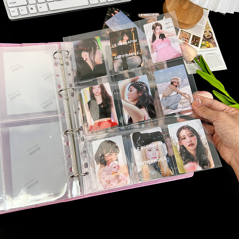 10Pcs A4 양면 사진 슬리브 페이지-트레이딩 카드 - Polaroid Photo Album 리뷰 및 가격