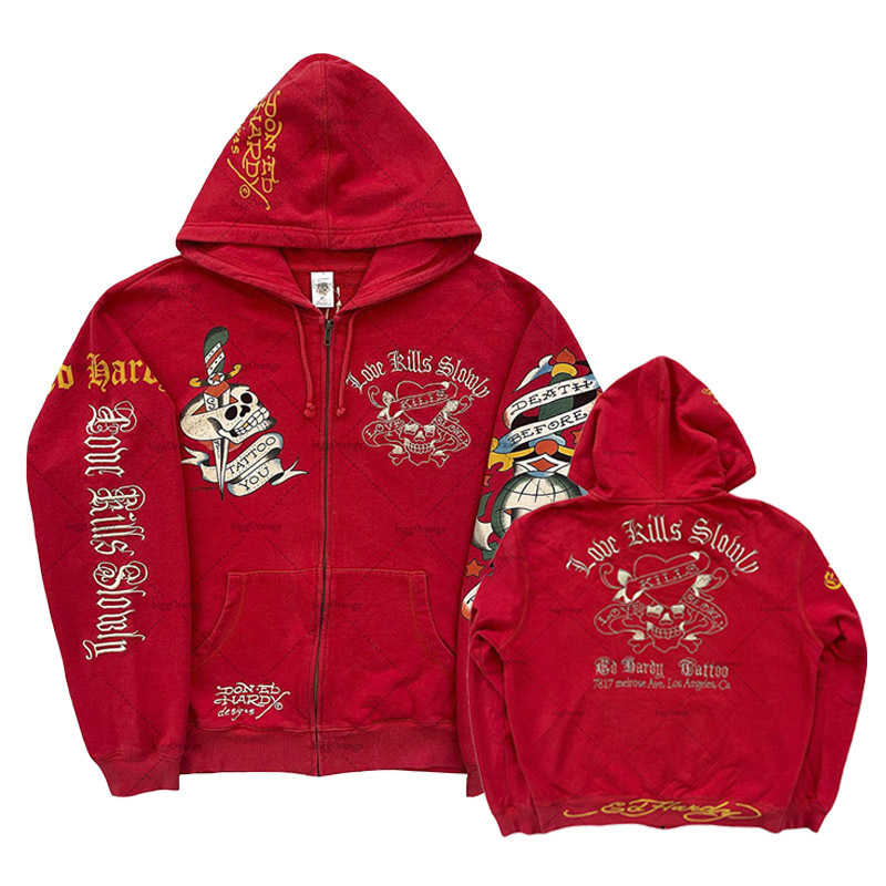 아메리칸 고딕 록 스컬 본스 오버사이즈 후디 Y2K 힙 - Vintage Zip Hoodie 리뷰 및 가격