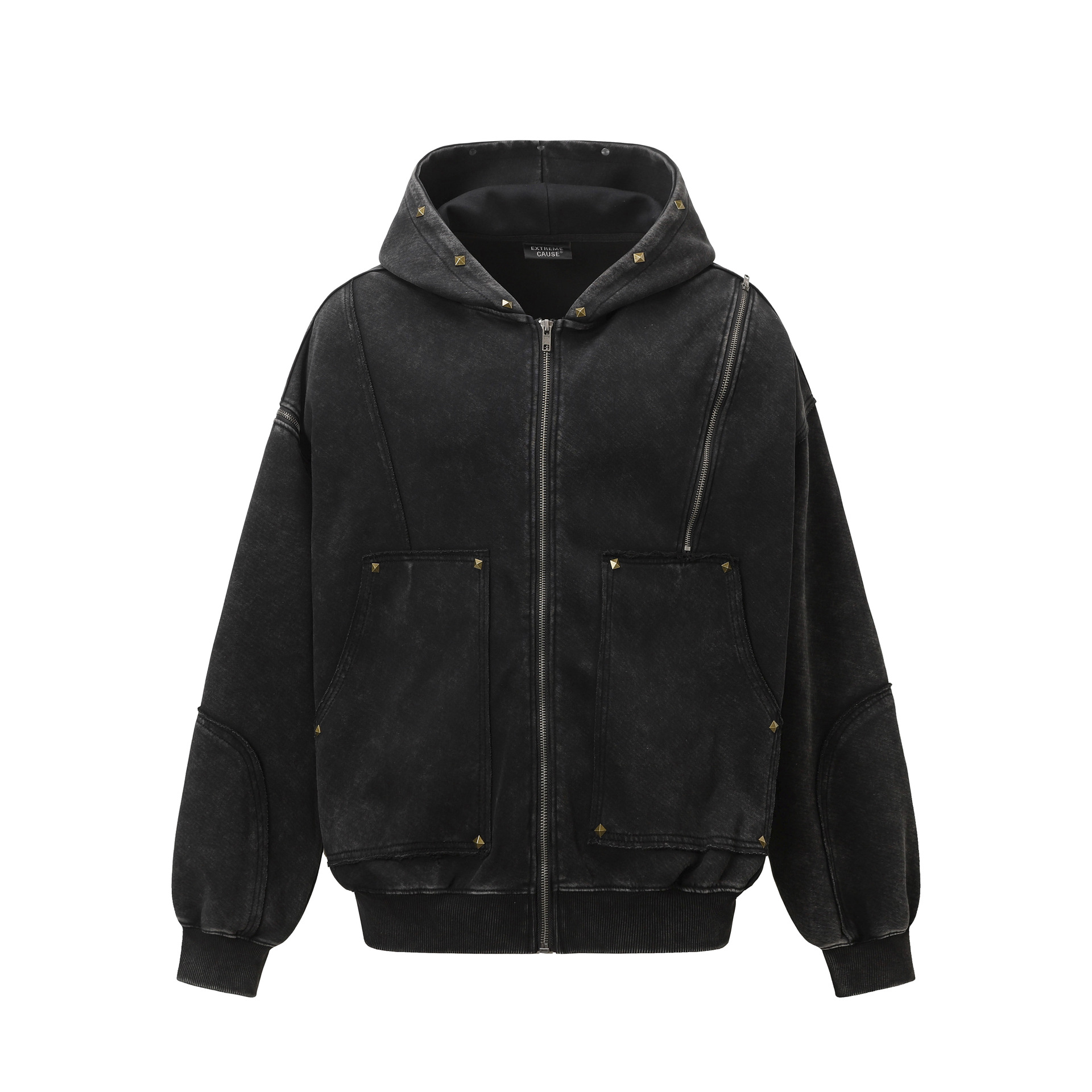 남성용 빈티지 후드 재킷, 2025 레트로 집업 그런지 - Vintage Zip Hoodie 리뷰 및 가격