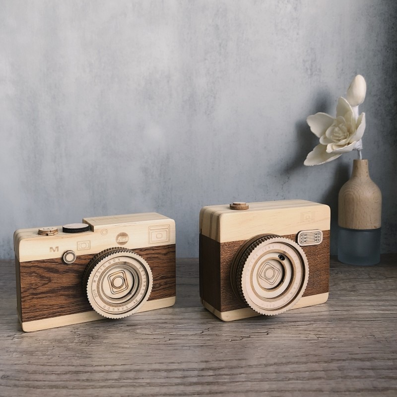 빈티지 나무 카메라 뮤직 박스 수제 기계식 사진 카메라 - Collectible Vintage Cameras 리뷰 및 가격