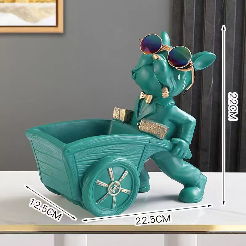 북유럽 스타일 홈 데코 키 보관함 조각상 거실 사무실  - Vintage Collectible Christmas Ornaments 리뷰 및 가격