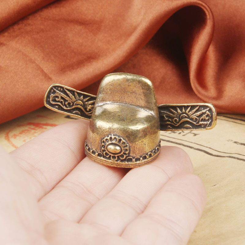 빈티지 황동 학자 장식품 블랙 실크 공식 모자 구리 피 - Vintage Collectible Christmas Ornaments 리뷰 및 가격