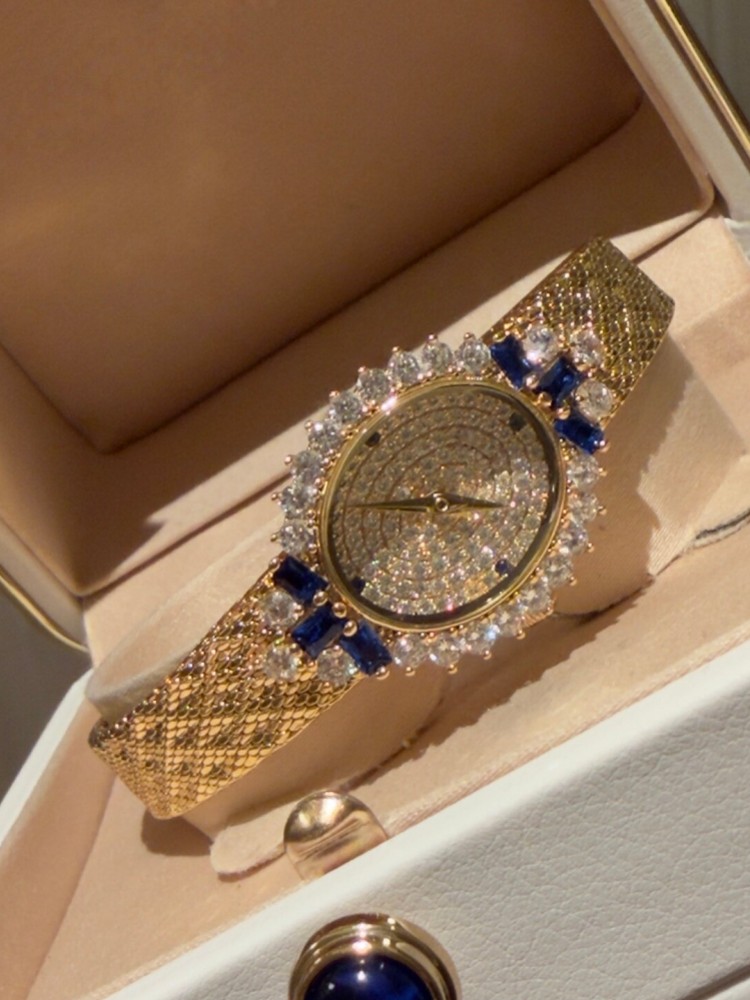 빈티지 숙녀 타원형 모양 쿼츠 시계 우아한 숙녀 사무  - Vintage Watch Crystal 리뷰 및 가격