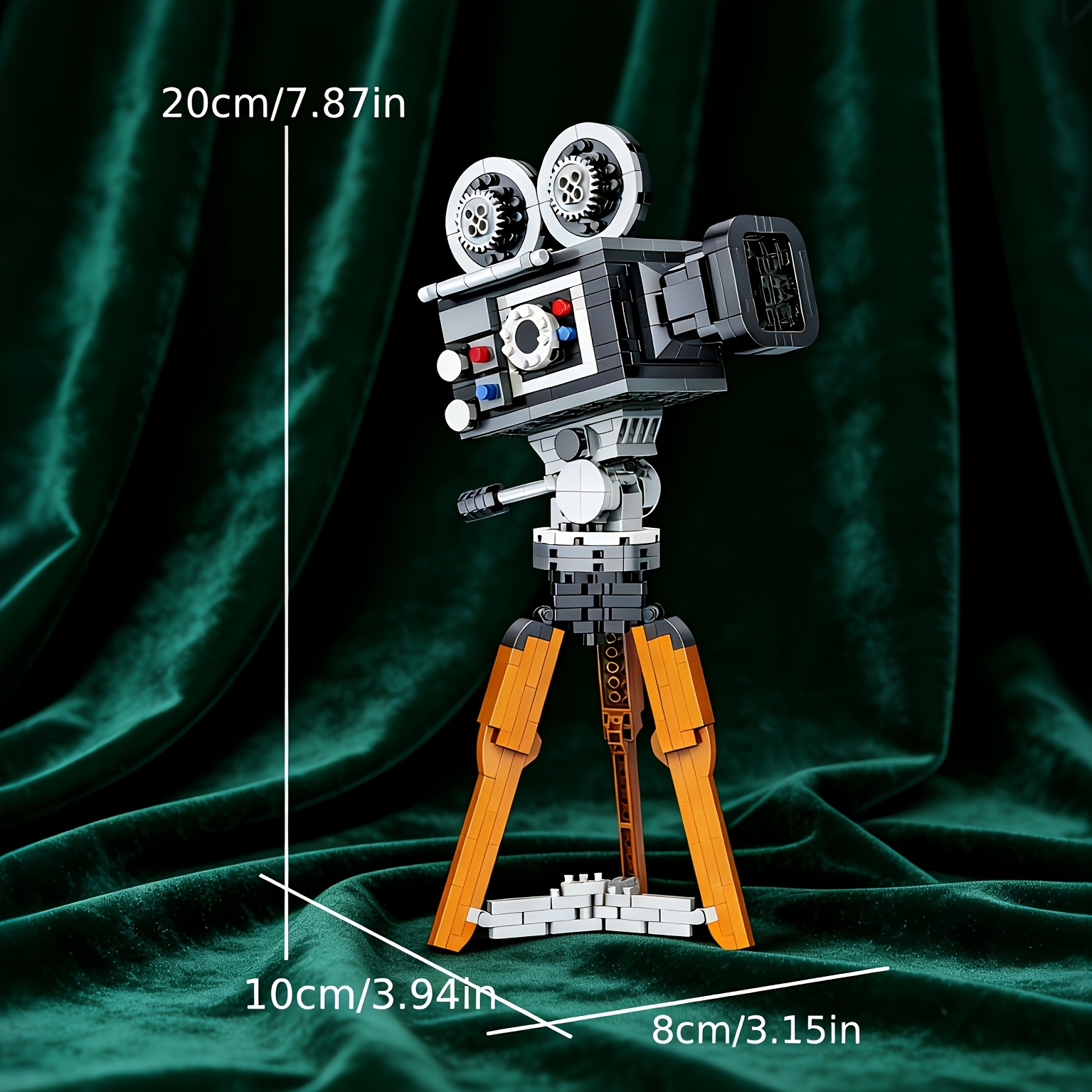 DIY 빌딩 블록 카메라 데스크탑 장식 및 휴일 선물, - Collectible Vintage Cameras 리뷰 및 가격
