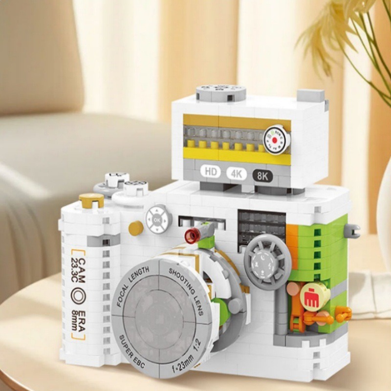 빈티지 카메라 조립 블록, 데스크탑 장식 컬렉션 모델 - Collectible Vintage Cameras 리뷰 및 가격