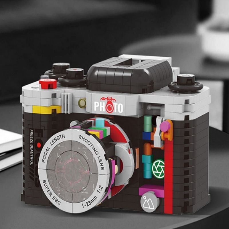 빈티지 카메라 조립 블록, 데스크탑 장식 컬렉션 모델 - Collectible Vintage Cameras 리뷰 및 가격