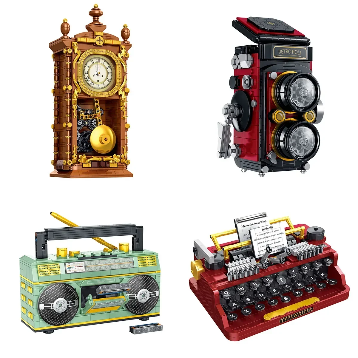 719PCS 아이디어 빈티지 카메라 라디오 진자 시계  - Collectible Vintage Cameras 리뷰 및 가격