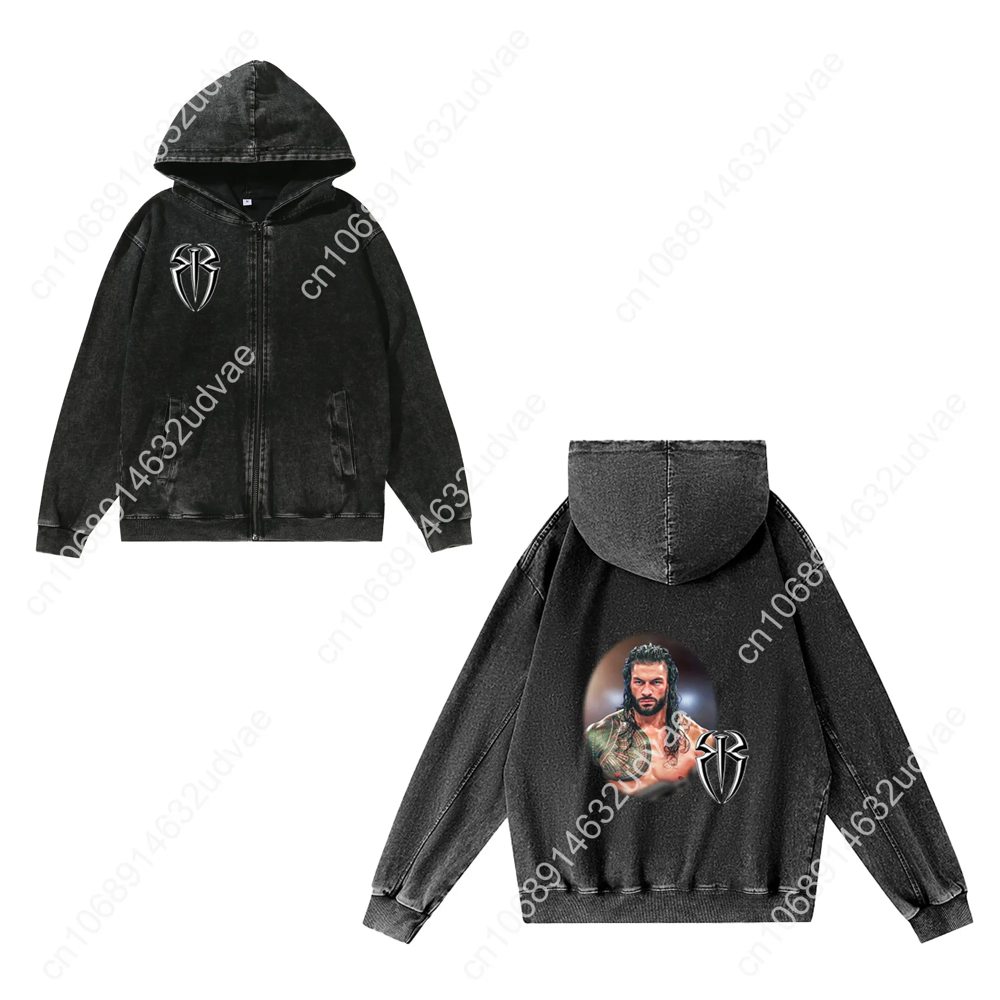 로만 레인즈 지퍼 스웨트셔츠 남성 여성 십대 레트로 후 - Vintage Zip Hoodie 리뷰 및 가격