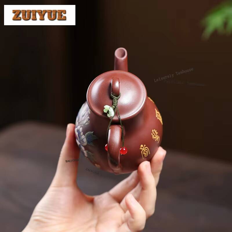 220ml 빈티지 이싱 퍼플 클레이 티팟 수제 옥병 냄 - Vintage Collectible Bottles 리뷰 및 가격