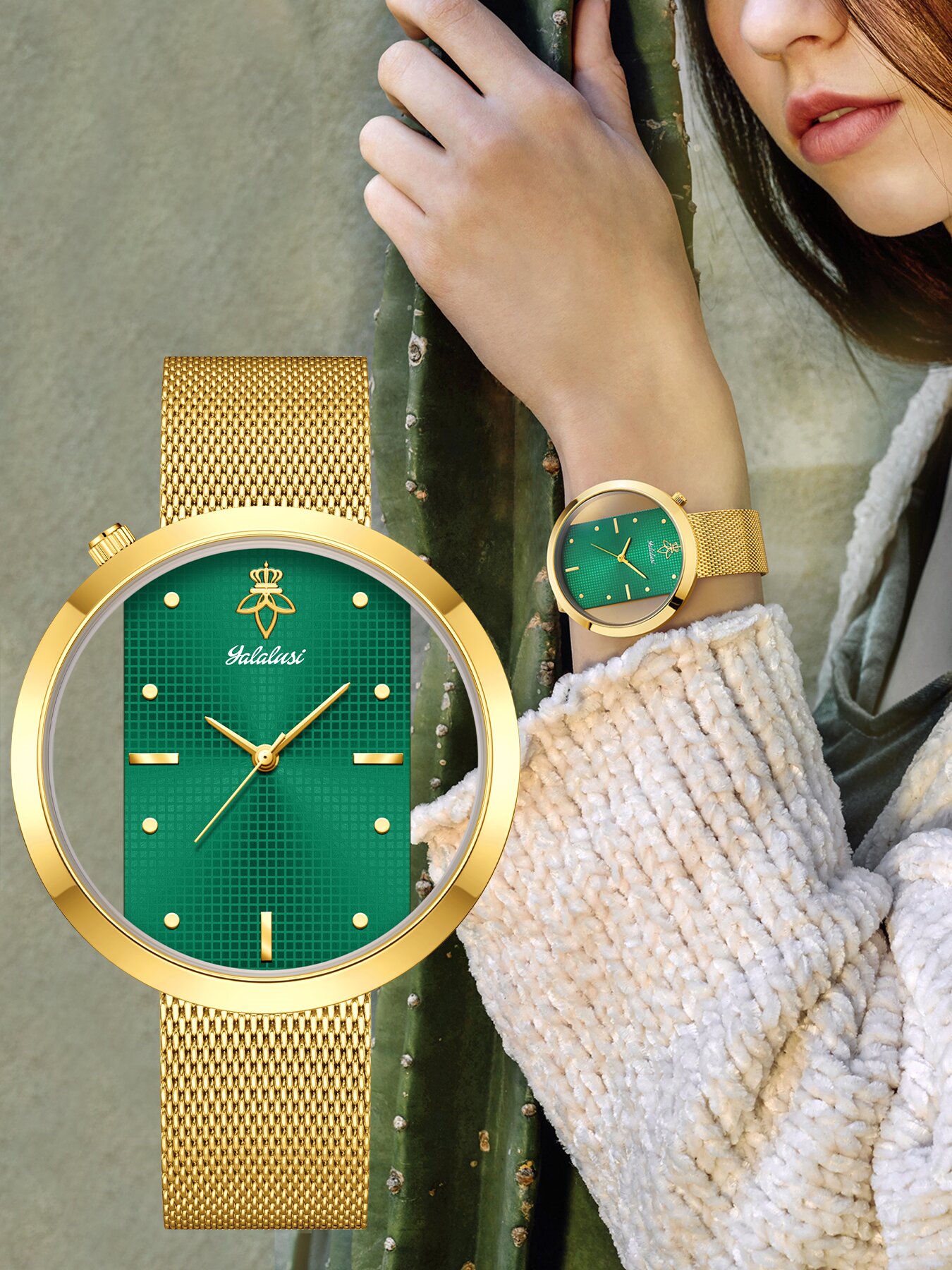 YaLaLuSi 오픈워크 베젤과 메쉬 스트랩이 있는 빈 - Vintage Watch Crystal 리뷰 및 가격